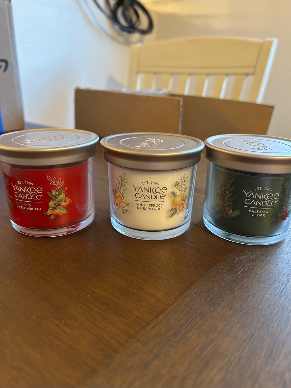 3 Yankee candles new